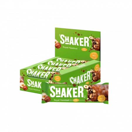 Батончик глазированный "Фундук" ТМ «SHAKER» 35гр/12